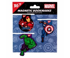 Закладки магнітні Yes Marvel.Avengers 3 шт (707733)