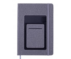 Блокнот деловой Buromax Comfort А5 96 листов точка серая (BM.295309-09)