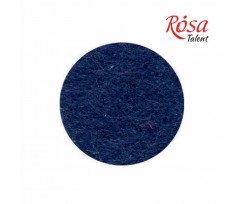 Фетр листковий ROSA TALENT 215х280 мм поліестер Синій темний 180 г/м2 (165FW-H011)