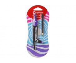 Циркуль Optima Plazzy фиолетовый (O81480)
