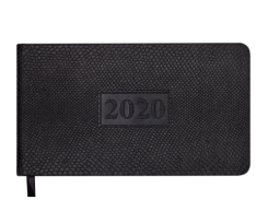 Щотижневик кишеньковий датований 2020 Buromax AMAZONIA А6- 128 сторінок чорний (BM.2790-01)