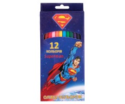 Олівці кольорові Cool For School Superman, 12 кольорів,2,7мм(SM04101)