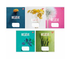 Тетрадь для записей Yes Believe in yourself А5 36 листов клетка (767059)