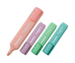 Маркер Axent Highlighter 1-5 мм клиноподібний набір пастель (2537-80-A)