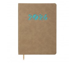 Дневник датированный 2026 Buromax Invisible A5 336 страниц бежевый (BM.21154-28)