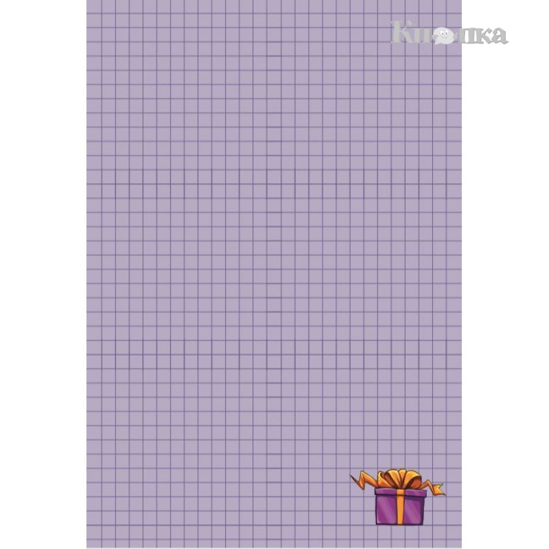 Блокнот DomArt Merry Christmas А5 80 аркушів клітинка фіолетовий (D16392)