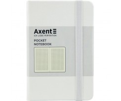 Книга записна Axent Partner A6- 96 аркушiв клiтинка біла (8301-21-A)