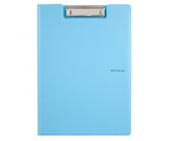 Папка-планшет Axent Pastelini А4 винил голубая (2514-22-A)