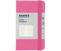 Книга записна Axent Partner 95х140 мм 96 аркушів клітинка рожева (8301-10-A)