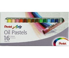 Крейда пастельна Pentel 16 штук асорті (PHN-16)