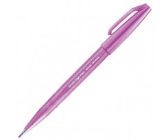 Маркер-пензлик Pentel Brush Sign pen 0.3-2 мм бузковий (SES15C-P2X)