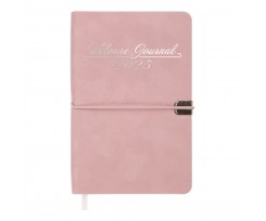 Дневник датированный 2025 Buromax VELOUR A6 336 страниц розовый (BM.2512-10)