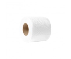 Туалетная бумага Papero 30 м на гильзе 2-х слойная белая (TP034)