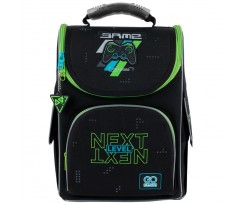 Школьный рюкзак Kite Education Next Level 34x26x13 см 11 л черный (GO25-5001S-7)