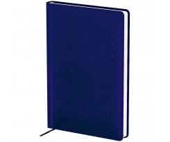 Дневник датированный 2026 Axent Classic Lux 145*210 мм 336 страниц темно-синий (8844-26-2-A)