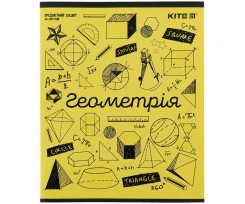 Тетрадь школьная Kite Геометрия А5 48 листов клетка (K24-240-19)