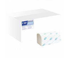 Полотенца Tischa Papier Basic V-образные 160 штук белый (P097)
