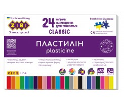 Пластилин ZiBi Classic 24 цветов 480г (ZB.6236)