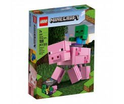 Конструктор Lego Minecraft Свинья и малыш-зомби (21157)