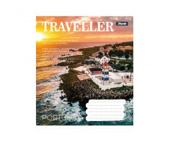 Зошит для записів 1 Вересня Traveller А5 36 аркушів клітинка (766406)