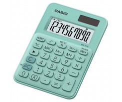 Калькулятор настольный Casio 10 разрядный 120x85.5x19.4 мм светло зеленый (MS-7UC-GN-S-EC)