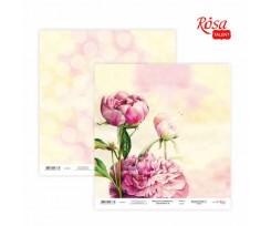 Бумага для скрапбукинга ROSA TALENT Floral Poem 8 двусторонний 30х30 см 200 г / м2 (5316008)