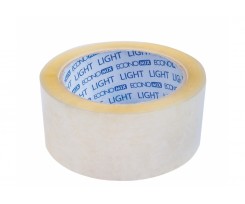 Стрічка клейка Economix light пакувальна 45 мм х 66 ярд прозора (E47807)