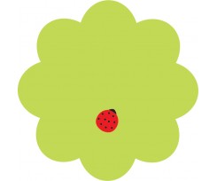 Блок паперу Axent Flower з клейким шаром 70х70 мм 50 аркушiв зелений (2444-05-A)
