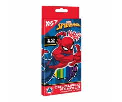 Олівці кольорові Yes Marvel.Spiderman 12 кольорів (290667)