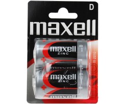 Солевая батарейка Maxell R20 2 шт (4902580151140)