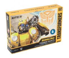 Фарби пальчикові Kite Transformers 6 кольорів (TF20-064)