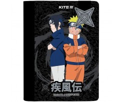 Блокнот з магнітною закладкою Kite Naruto А5 60 аркушів клітинка (NR24-192)