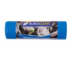 Пакети для сміття BuroClean EuroStandart 160 л 10 штук сині (10200053)