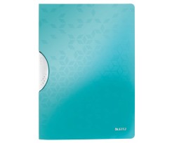 Папка Leitz Wow Color Clip A4 бирюзовый металлик (4185-00-51)
