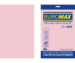 Папір кольоровий Buromax Pastel А4 20 аркушів рожевий (BM.2721220E-10)