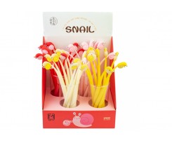 Ручка кулькова Maxi Colorfull Snail 0.6 мм синій (Z20025)