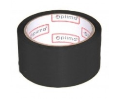 Лента клейкая Optima упаковочная 48 мм х 30 м черная (O45304-01)