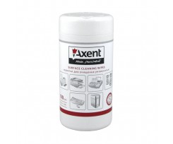 Салфетки Axent для оргтехники влажные 100 штук (5301-a)