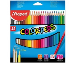Олівці кольорові Maped Color Рeps Classic 2.9 мм 24 кольорів асорті (MP.183224)