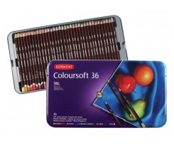 Набір кольорових олівців Derwent Coloursoft 36 шт (701028)