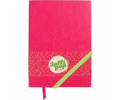 Блокнот деловой Buromax Lollopop А5 96 листов нелинованные розовый (BM.295003-10)