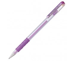 Ручка гелева Pentel гибрид, 0.4 мм, фіолетовий (K118-MV)