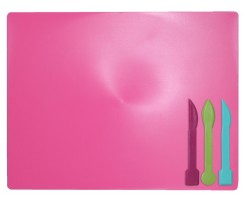 Дошка для пластиліна ZiBi Kids line 19.3х25 см+3 стеки розовий (ZB.6910-10)