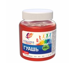 Гуаш Луч Класика 240 мл червона (230382)