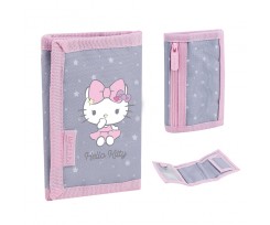 Кошелек Kite Hello Kitty 12.7х8.5х1 см серый (HK25-598-1)