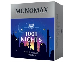 Чай Monomax 1001 Nights 100 пакетиків бленд чорного та зеленого (mn.19967)