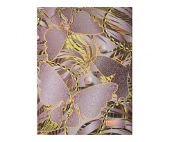 Записна книжка Buromax Tracery А5 80 аркушів клітинка золота (BM.24582106-23)