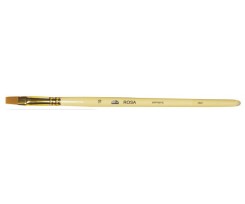 Пензель ROSA 1322 синтетика плоска № 4 довга ручка (9408504G)