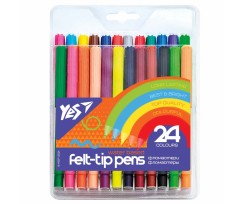Фломастери YES Erudite 24 кольори (650461)