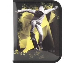 Папка Kite Cool Skateboarder объемная на молнии В5 полипропилен (k18-203-4)